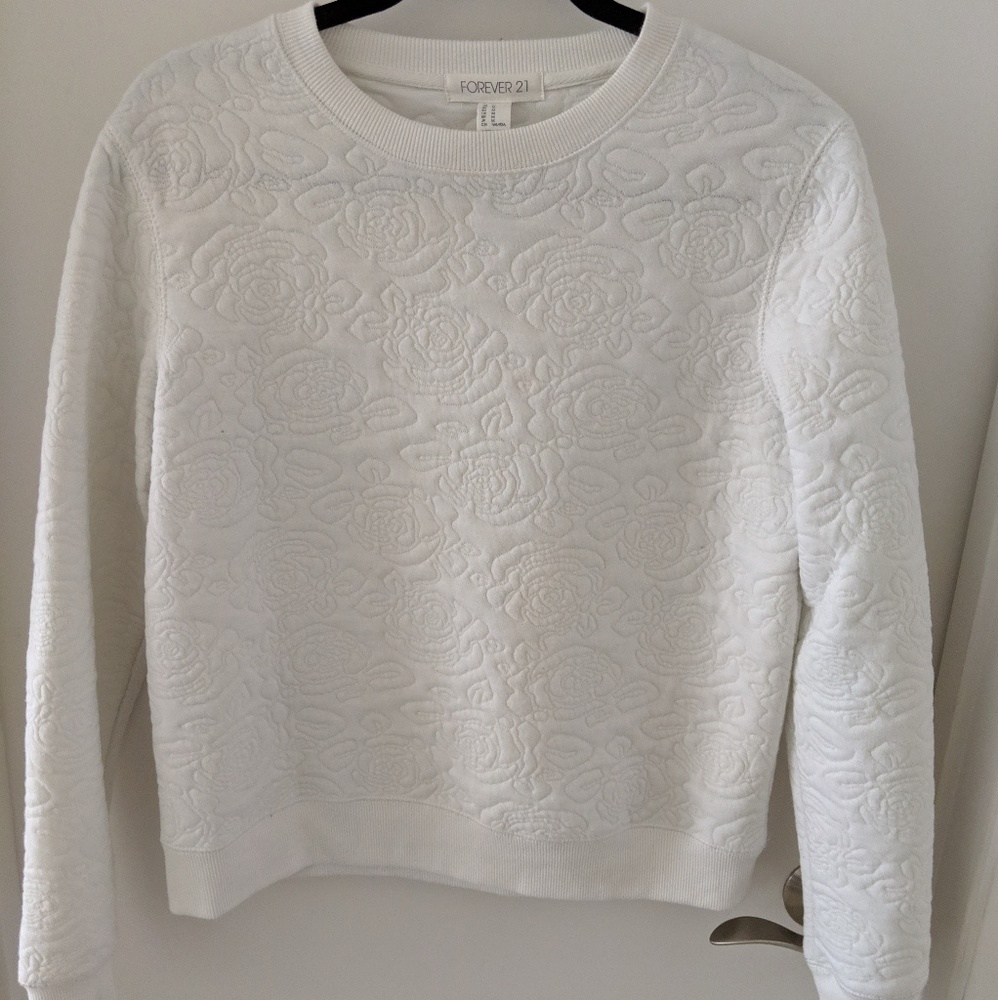 Cute white sweater